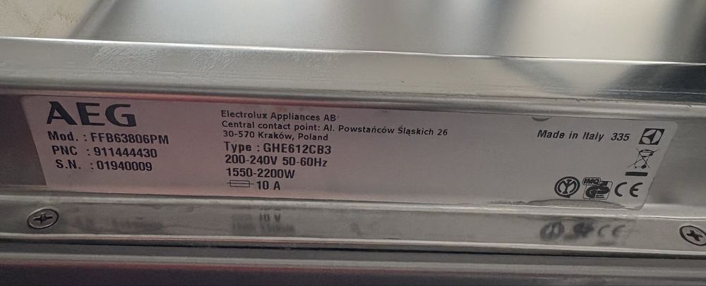 Свободностояща съдомиялна машина AEG FFB63806PM  60 см.13 комплекта