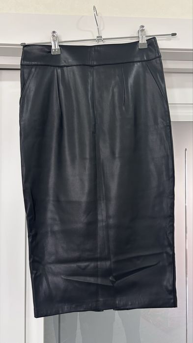 Юбка брюки кожаные