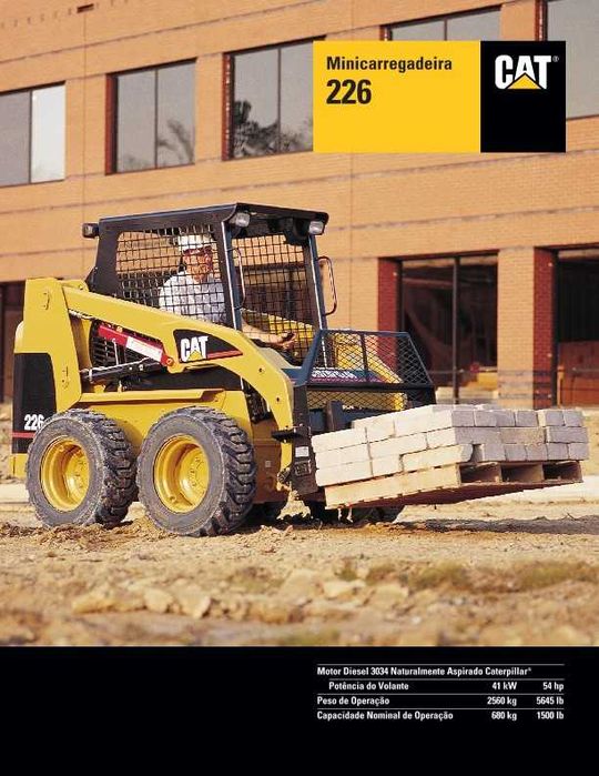 Янги CAT 226 гилдиракли мини-юклагич, CAT 226 мини-погрузчик колесный