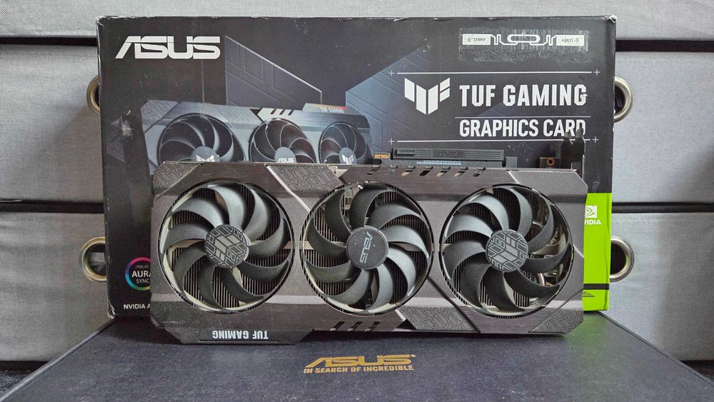 ASUS TUF Gaming NVIDIA RTX 3070 Ti 8GB GDDR6X - placa video gaming DLSS RTX