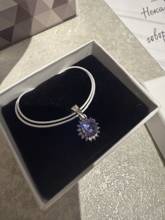Сребърно колие GOTO Diamond с циркони – 925 проба, идеален коледен подарък
