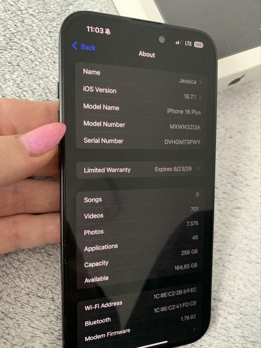 Iphone 16 Plus 256 Gb