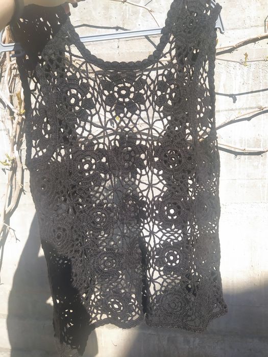 Продается вязаная накидка