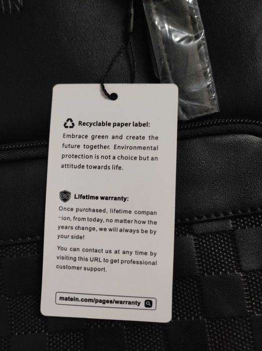 Geantă NOUĂ Matein, laptop 15.6”, mâncare