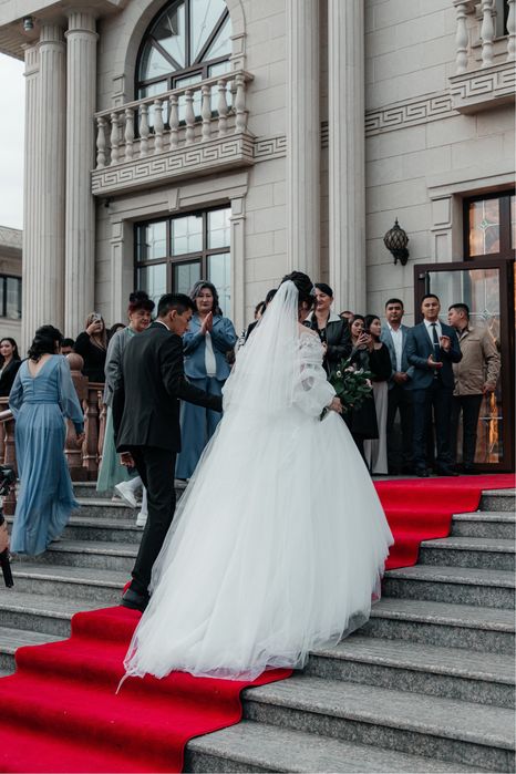 платье свадебное пышное