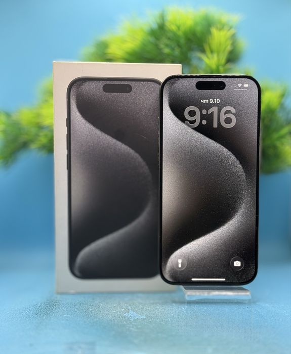 Apple iPhone 15 Pro, 256GB, 5G, Black Titanium