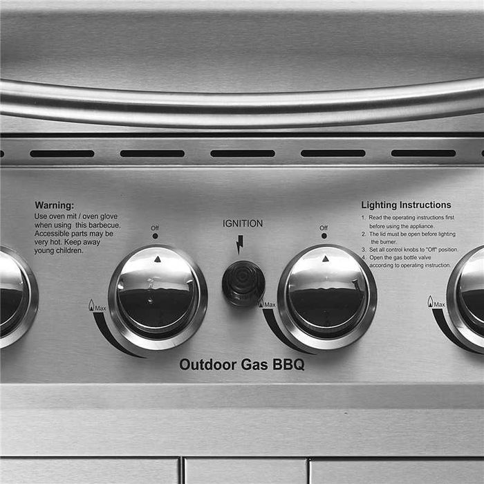 Газово барбекю KS14009 - шест горелки