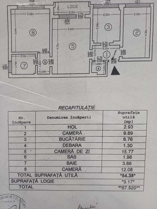 Proprietar/ persoană fizică – Apartament 3 camere, etaj 1 , Splai Bahlui Mal Drept