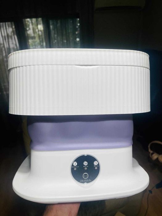 Mașină de spălat pentru camping, 14 L, 2 kg, 2 în 1, cu uscător