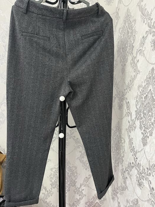 Брюки с селфи серые