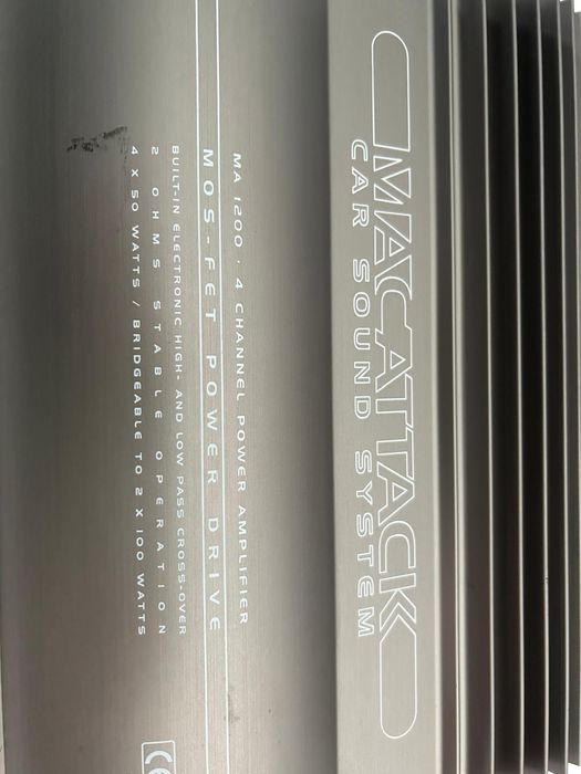 Vand amplificator statie auto Mac Attack MA1200