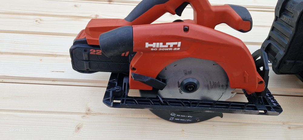 Hilti circular pe acumulator