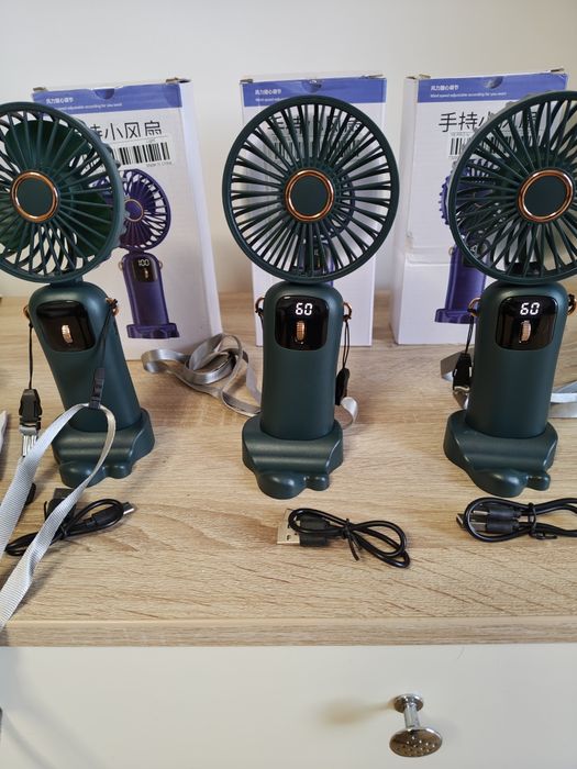 Ventilator Ultra Portabil, 3 in 1, De Mana, De Birou, De Gat, Clește