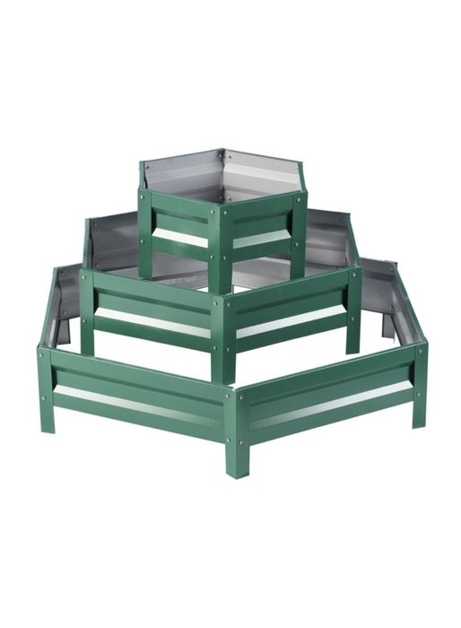 Клумба трехярусная