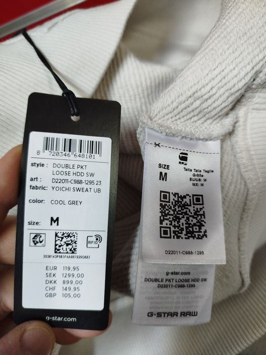 Оригинален суичър G-Star Raw Double M , L нов горнище блуза анцуг