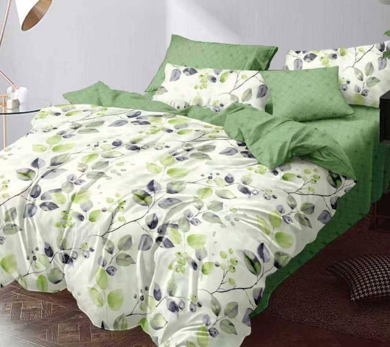 Lenjerue de pat finet 6 piese cu cearceaf pe elastic