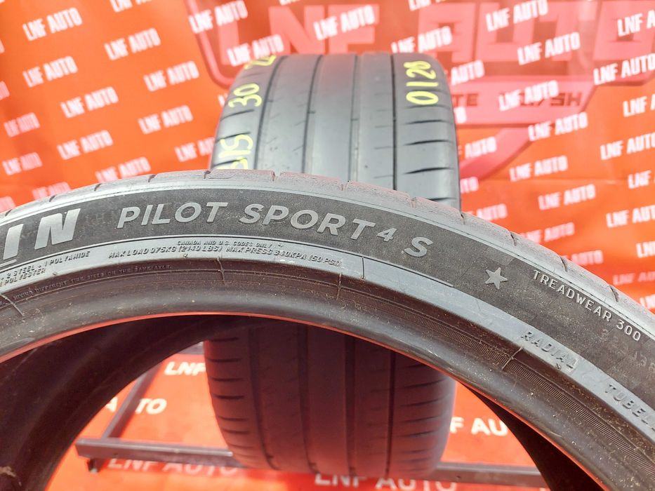 Anvelope de VARA - 315/30/22 - Michelin PS4S - 5.5 MM - DOT 2020 !