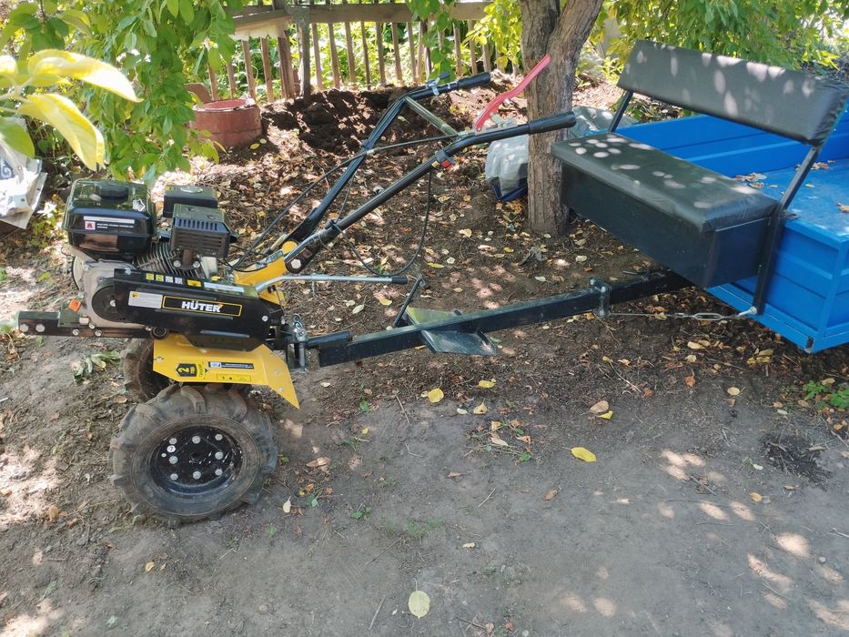 Мотоблок с прицепом