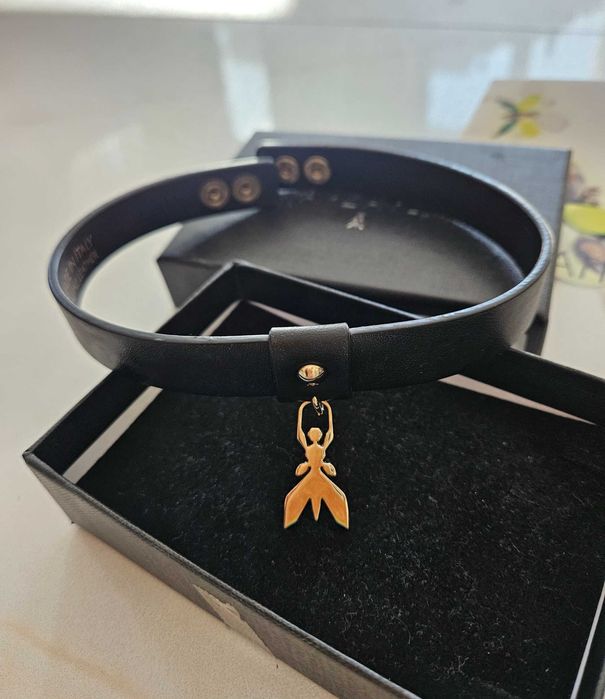 Нов чоукър Patrizia Pepe ест.кожа