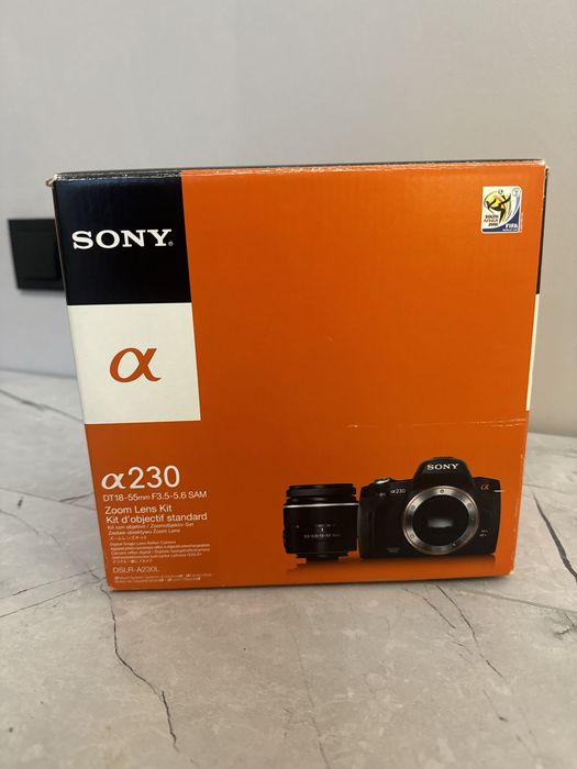 Продам фотоаппарат Sony Alpha α230 + объектив 18–55mm SAM
