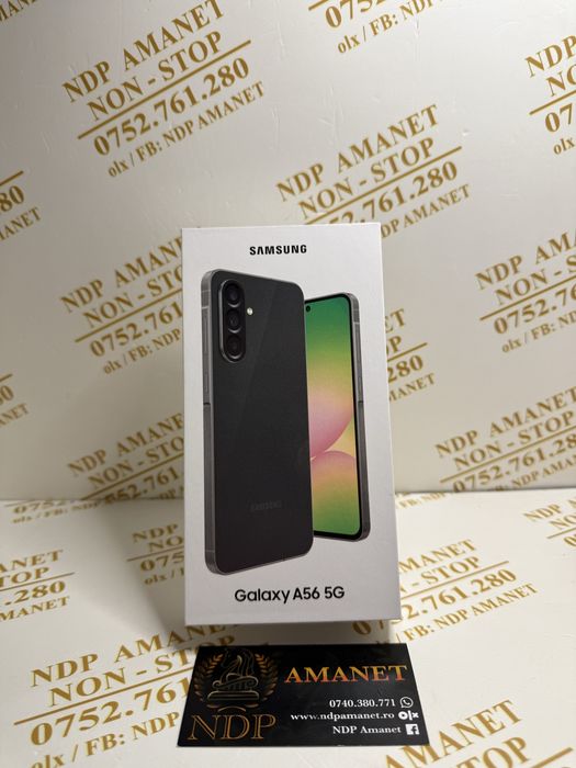 NDP Amanet Braila Samsung A56 5G Nou Neactivat(55058)