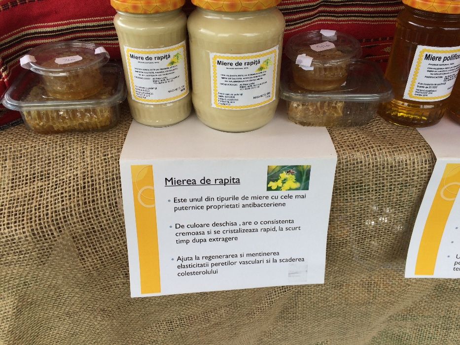 Miere Salcâm / Polifora / Tei / Rapița / Floarea soarelui / Propolis