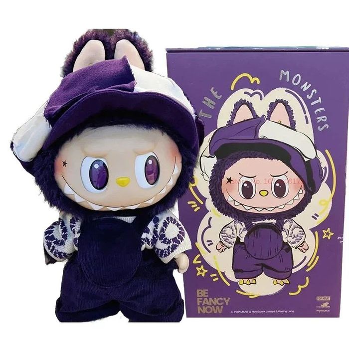 Колекционерска кукла Labubu Be Fancy Now, лимитирана серия, 40 см