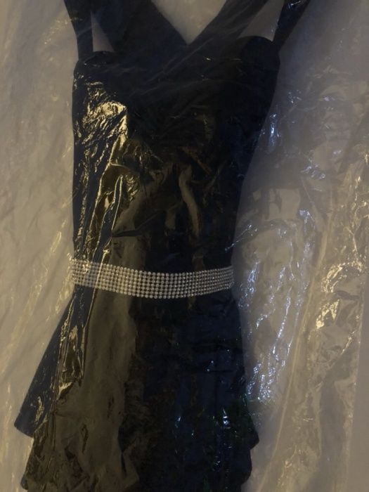 Rochie neagra cu pietre Atmosphere, mărimea S