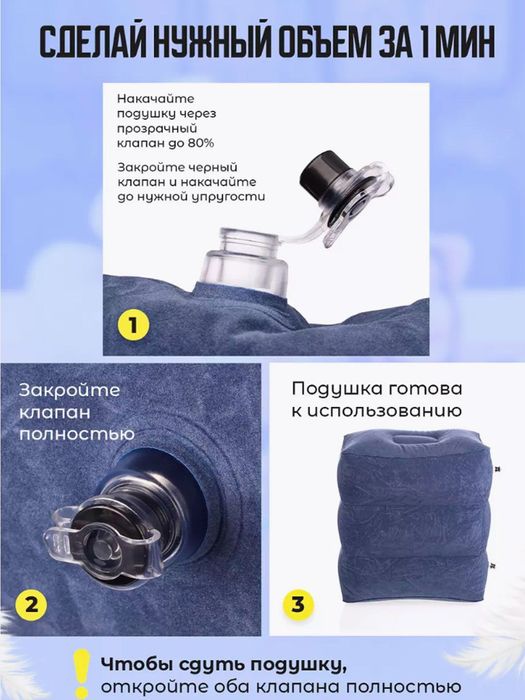 Подушка для ног в самолёте и машине,Samolyot va mashinada oyoq  yostiq
