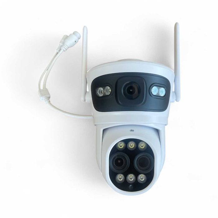 Модел 3250 ICSEE 10MP Двойна външна WI-FI камера 10х ZOOM