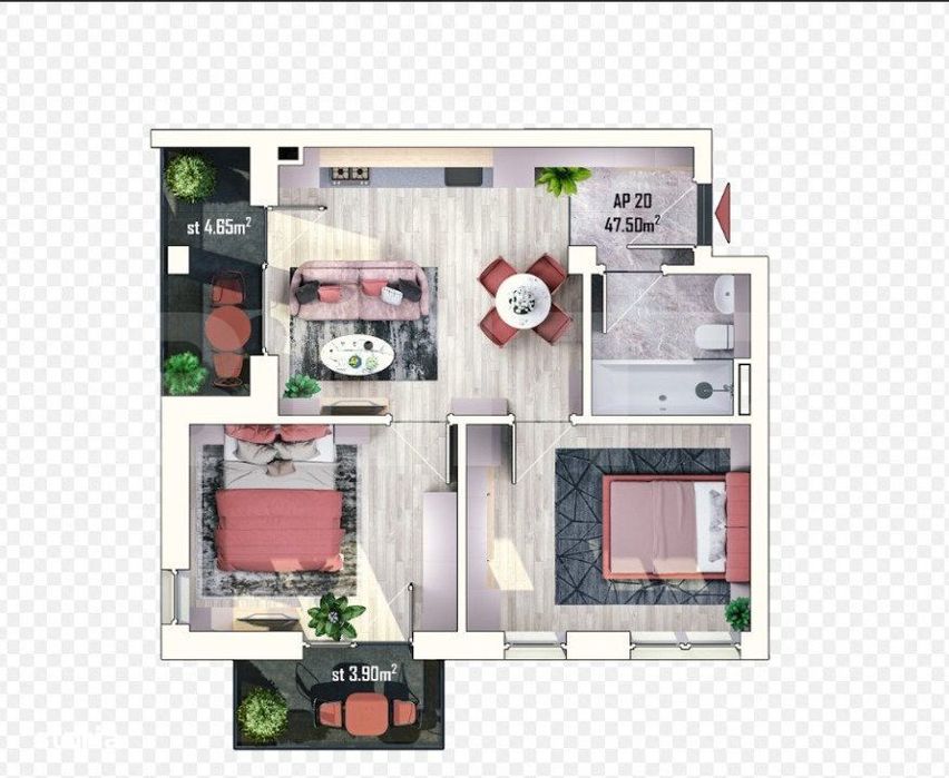 Apartament 3 camere Apahida | Complex Estimo | Ideal pentru o familie