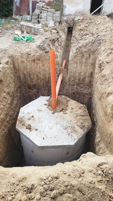 Бетонни пръстени за септични ями.