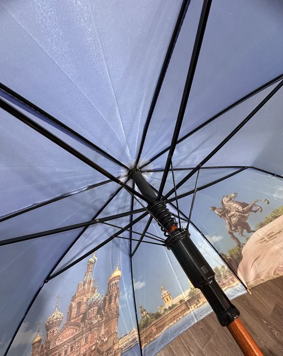 Красочный зонт трость