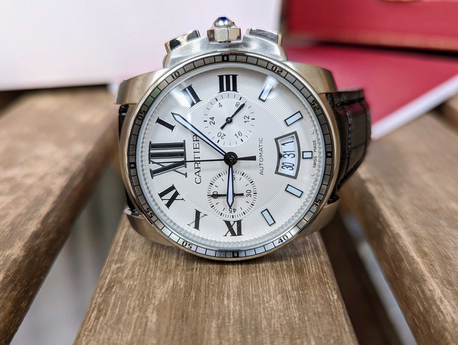 Кварцов мъжки часовник Cartier Calibre de Cartier