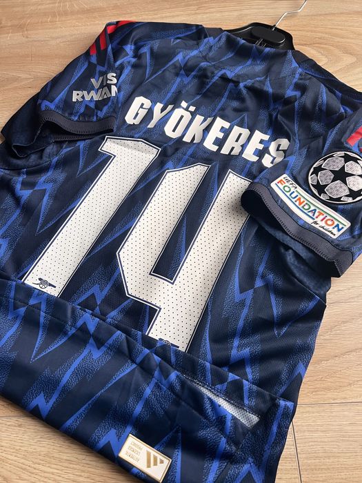 Tricou de fotbal Adidas Arsenal Londra marime M cu Victor Gyokeres 14