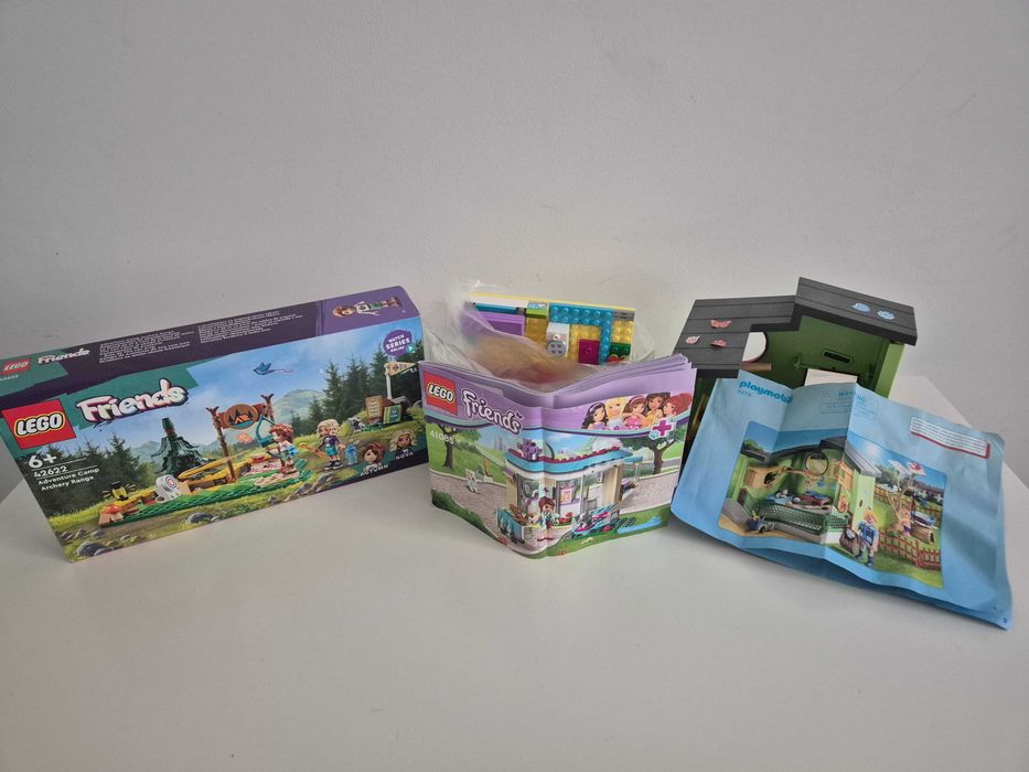 Lot 3 seturi Lego Friends 6 ani: Spital veterinar, Adapost de pisici..