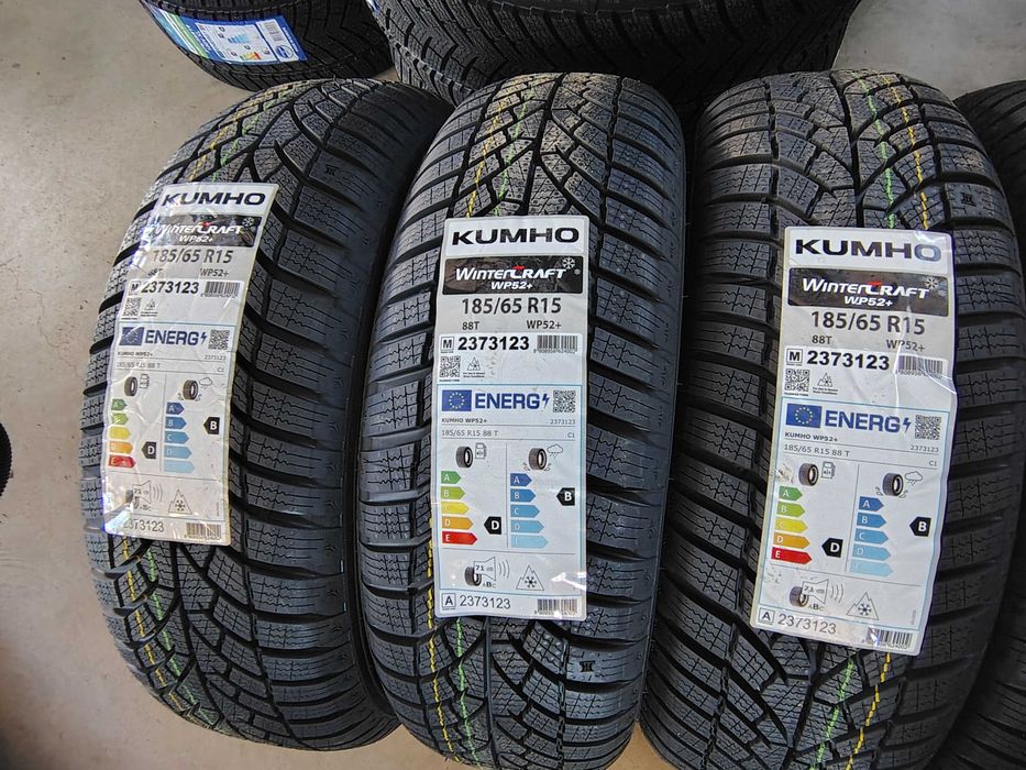 4бр.НОВИ зимни гуми KUMHO 185 65 15 DOT26 цена за брой