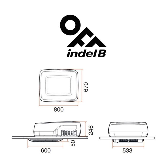 Aer conditionat IndelB Plein Aircon 12 V pt rulota/autorulota/camper