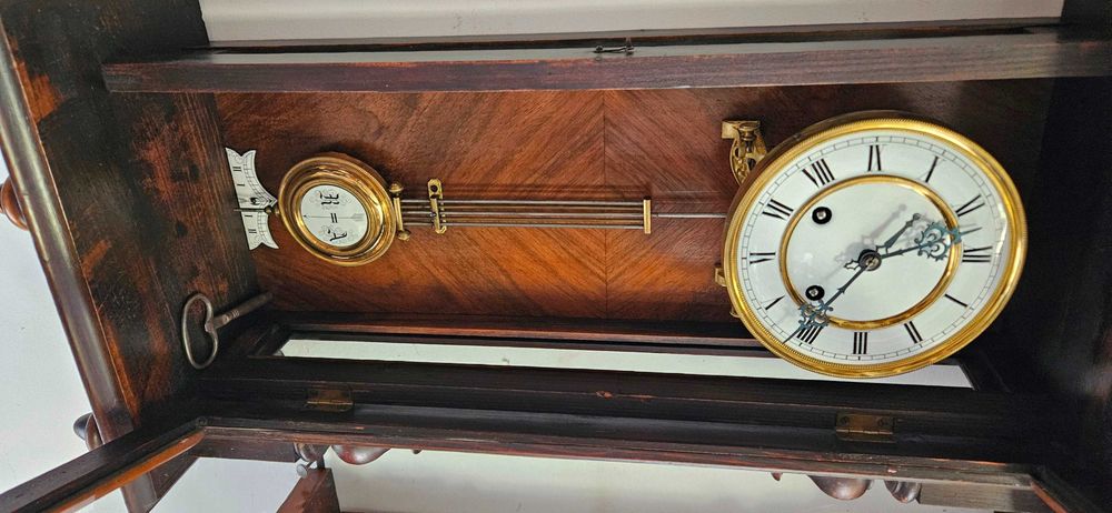 Ceas de perete cu pendula Werner Deponirt 1870