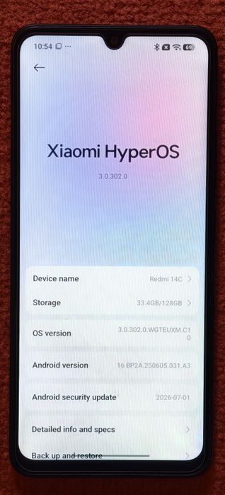 Redmi 14C 128GB 8GB (4+4GB)