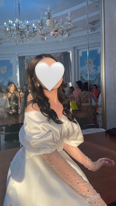 Белое платье на выпускной/вечер