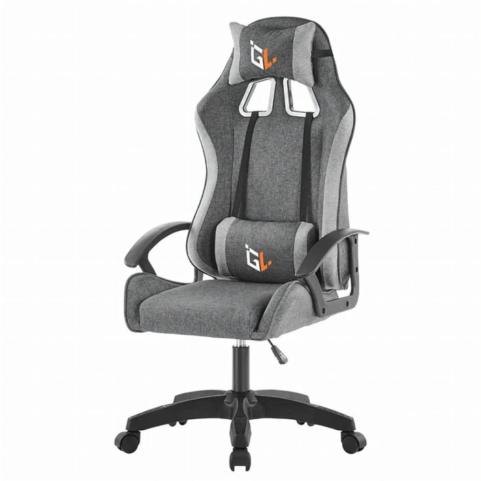 Геймърски стол за бюро, с поддръжка за крака, регулиране на височината