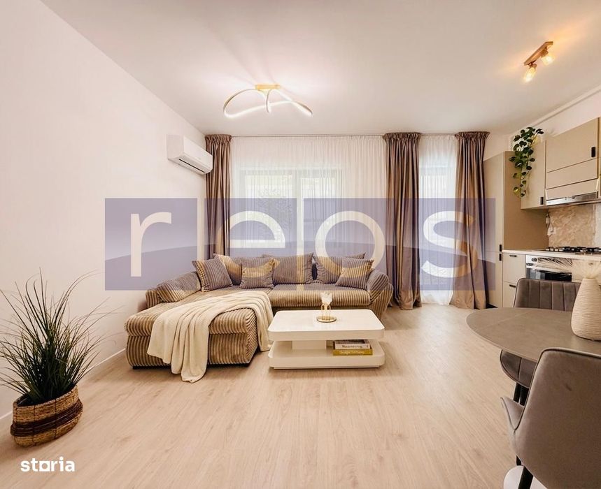 Vanzare 2Camere | Rond Omv | 56Mp | Parter | Mobilat-Utilat Lux Parcar — fotografia 1