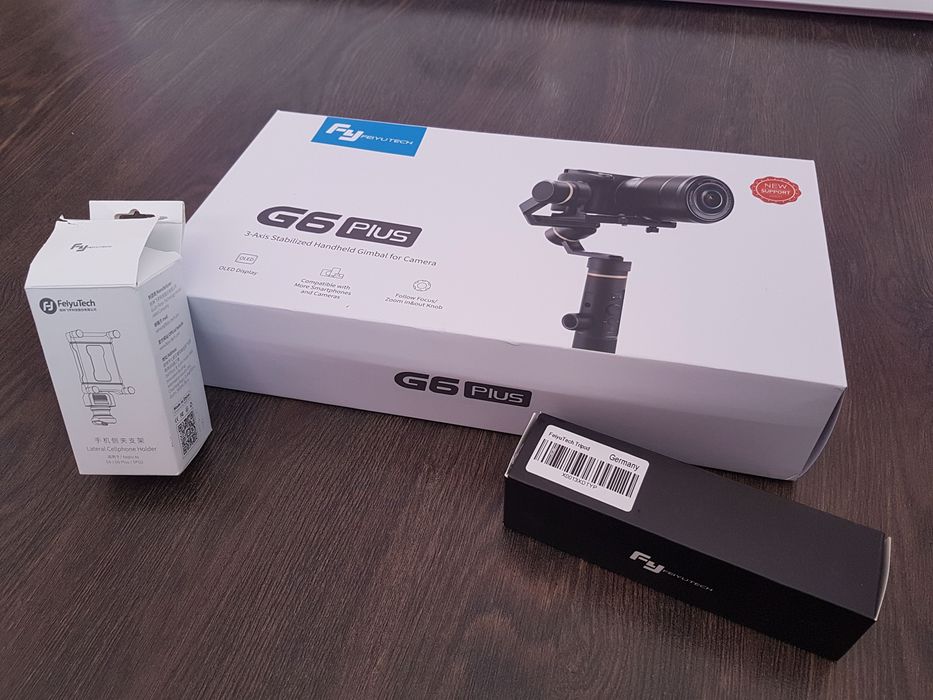 Гимбъл Feiyu Tech G6 plus + стойка за телефон + трипод