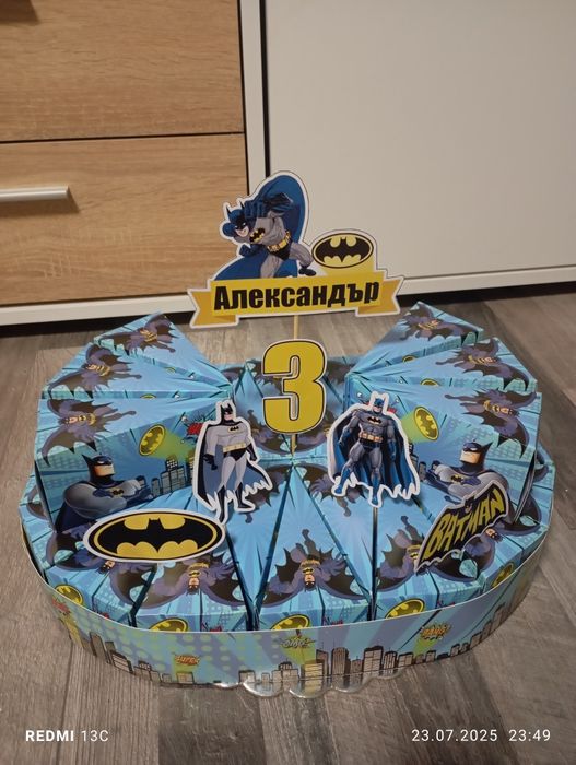 Картонена сладка торта