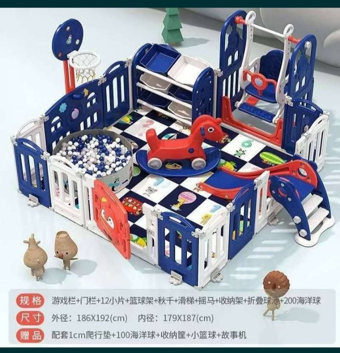 Даставка установка бэсплатная Манеж для детей новых