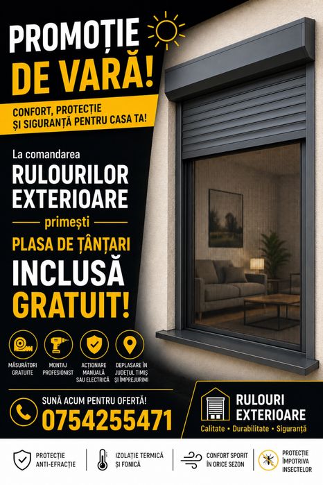 Plase anti insecte | Rulouri Aluminiu | Termopane