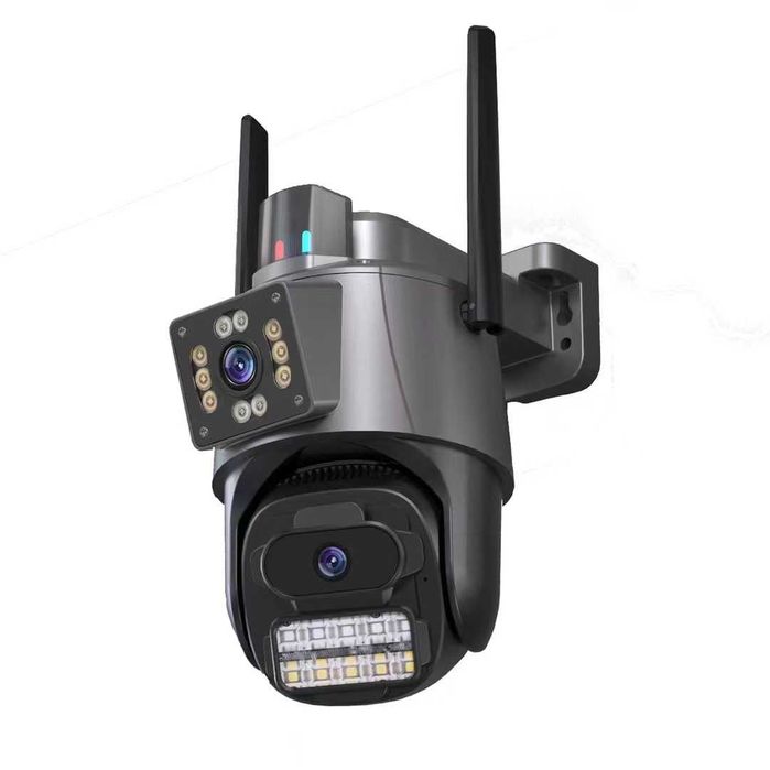 6 MP Двойна IP камера WiFi iCSee безжична проследяване