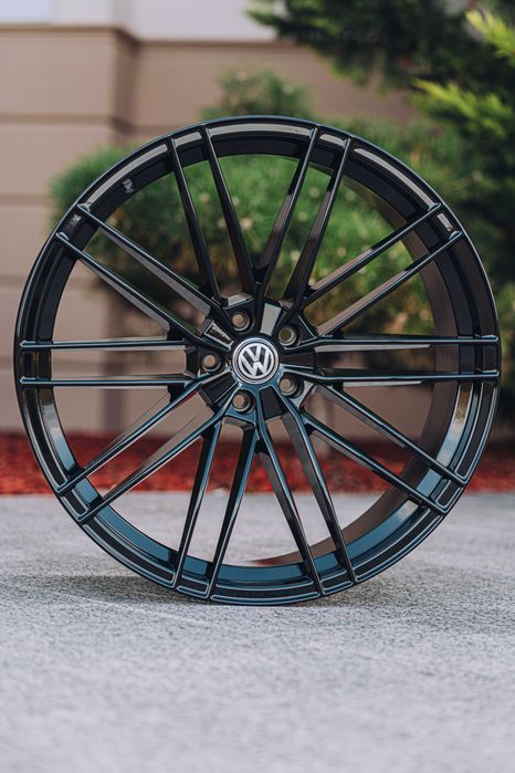 Jante Roti Volkswagen R20 5x112 Black Passat Golf Tiguan Touran EOS Scirocco Phaeton Jetta Aliaj No
