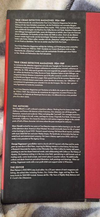 True Crime detective magazines Taschen книга на три езика